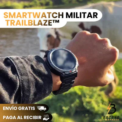 [LIQUIDACIÓN  - COMPRA 1 Y GANA 7 MANILLAS] TRAILBLAZE - EL RELOJ INTELIGENTE CON RESISTENCIA MILITAR + CARGADOR INALÁMBRICO REGALO