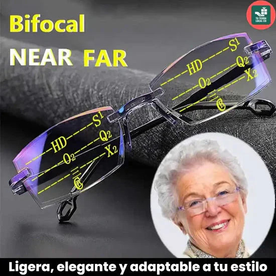 LENTES BIFOCALES TR90 - Mejor Visión y Protección contra Rayos UV400 - 50% Descuento
