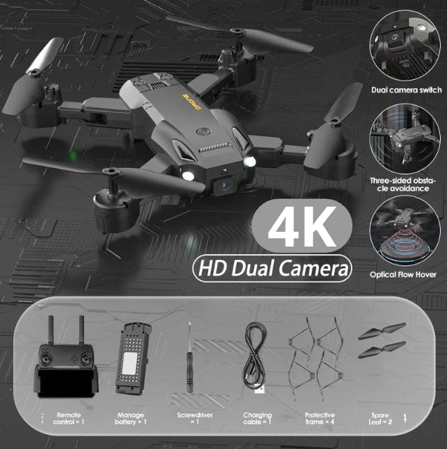 Dron Max Sky Vision 4K + HELICES TT DE REPUESTO EXTRA