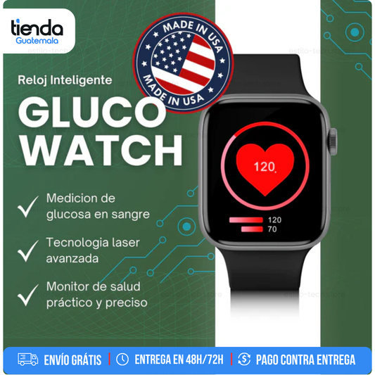 GLUCOWATCH INTELIGENTE + 7 Manillas Regalo 🎁 - ENVÍO GRATIS