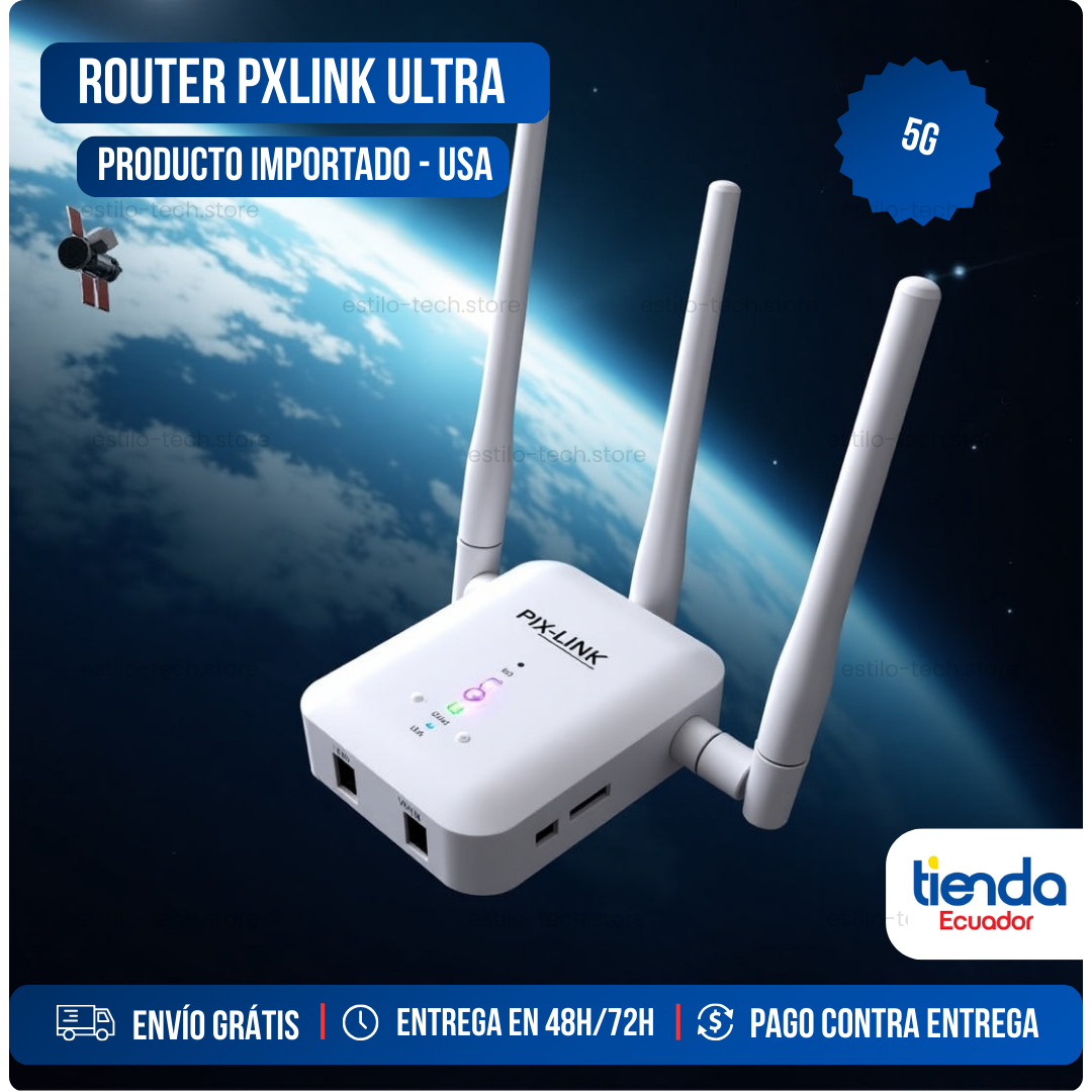 Router PXLink Ultra TT WiFi 5G - [PRODUCTO IMPORTADO U.S.A]