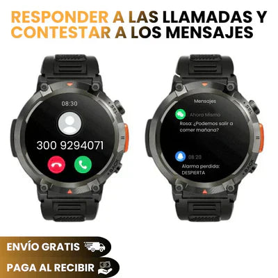 [LIQUIDACIÓN  - COMPRA 1 Y GANA 7 MANILLAS] TRAILBLAZE - EL RELOJ INTELIGENTE CON RESISTENCIA MILITAR + CARGADOR INALÁMBRICO REGALO
