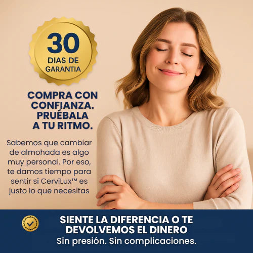 PAGA 1 y LLEVASE 4 - Almohada CerviLux™ G - Redescubre el placer de despertar sin dolores