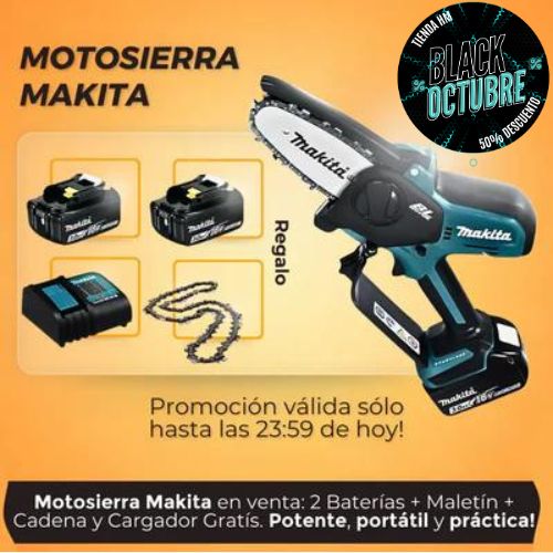 Motosierra Alemana MOTOCORTE Batería Recargable + Accesorios SOLO HOY HASTA 23:59!!!