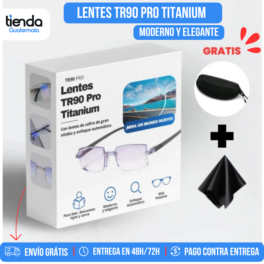 LENTES BIFOCALES TR90 - Mejor Visión y Protección contra Rayos UV400 - 50% Descuento