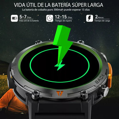 [LIQUIDACIÓN  - COMPRA 1 Y GANA 7 MANILLAS] TRAILBLAZE - EL RELOJ INTELIGENTE CON RESISTENCIA MILITAR + CARGADOR INALÁMBRICO REGALO